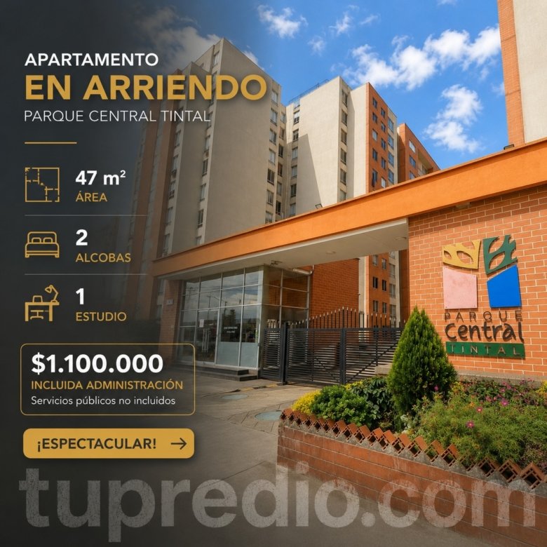 Apartamento en Kennedy con 2 habitaciones,